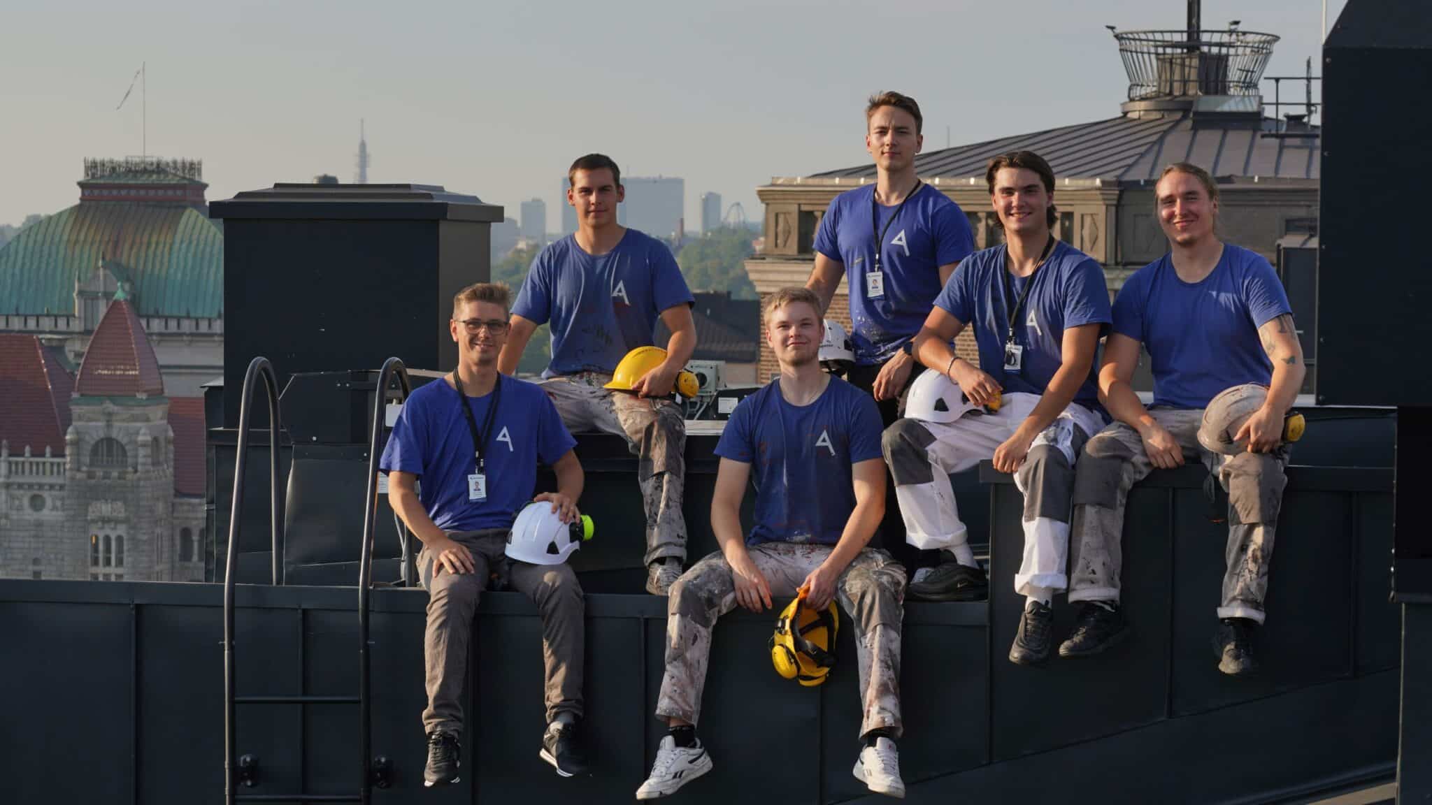 Aallon Maalarit - tiimi